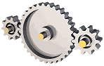 animated spinning gears