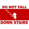 falling down stairs gif