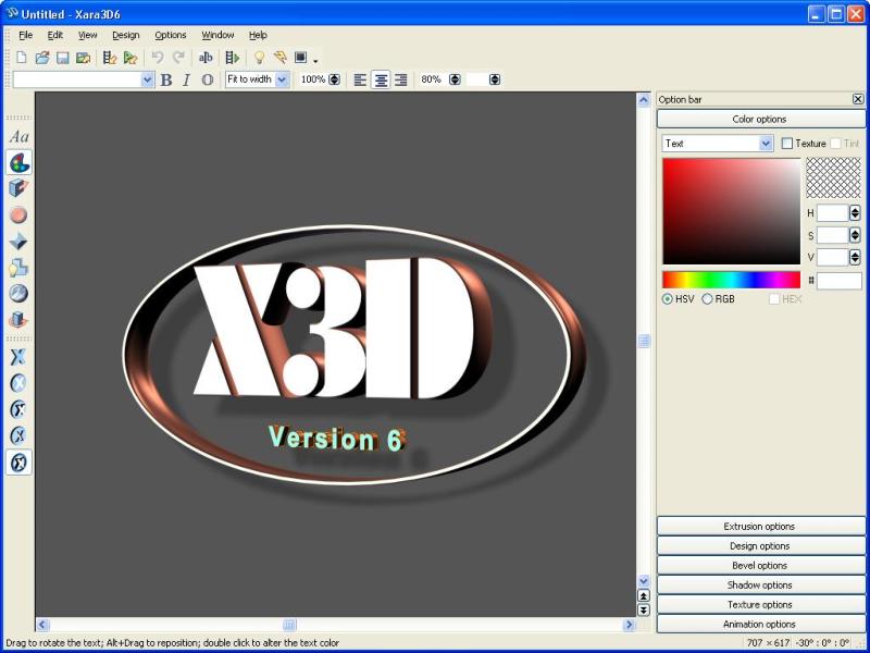 xara 3d program